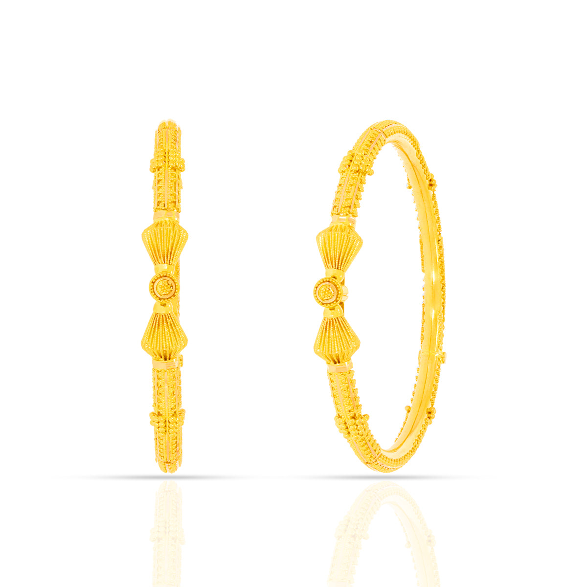 Aureate Elegance Gold Bangles