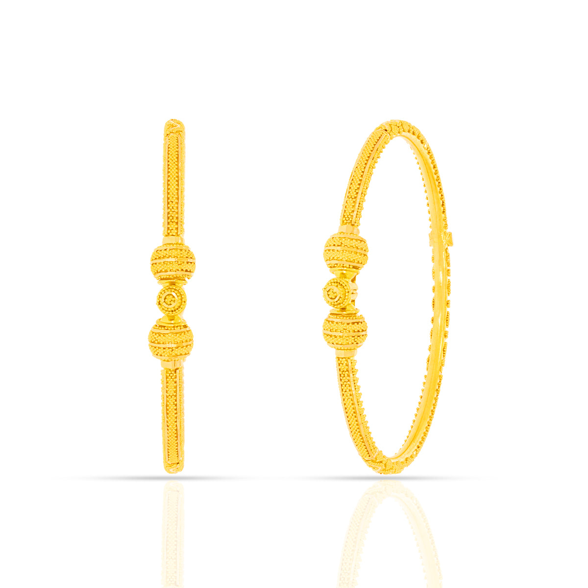 Golden Mirage Gold Bangles