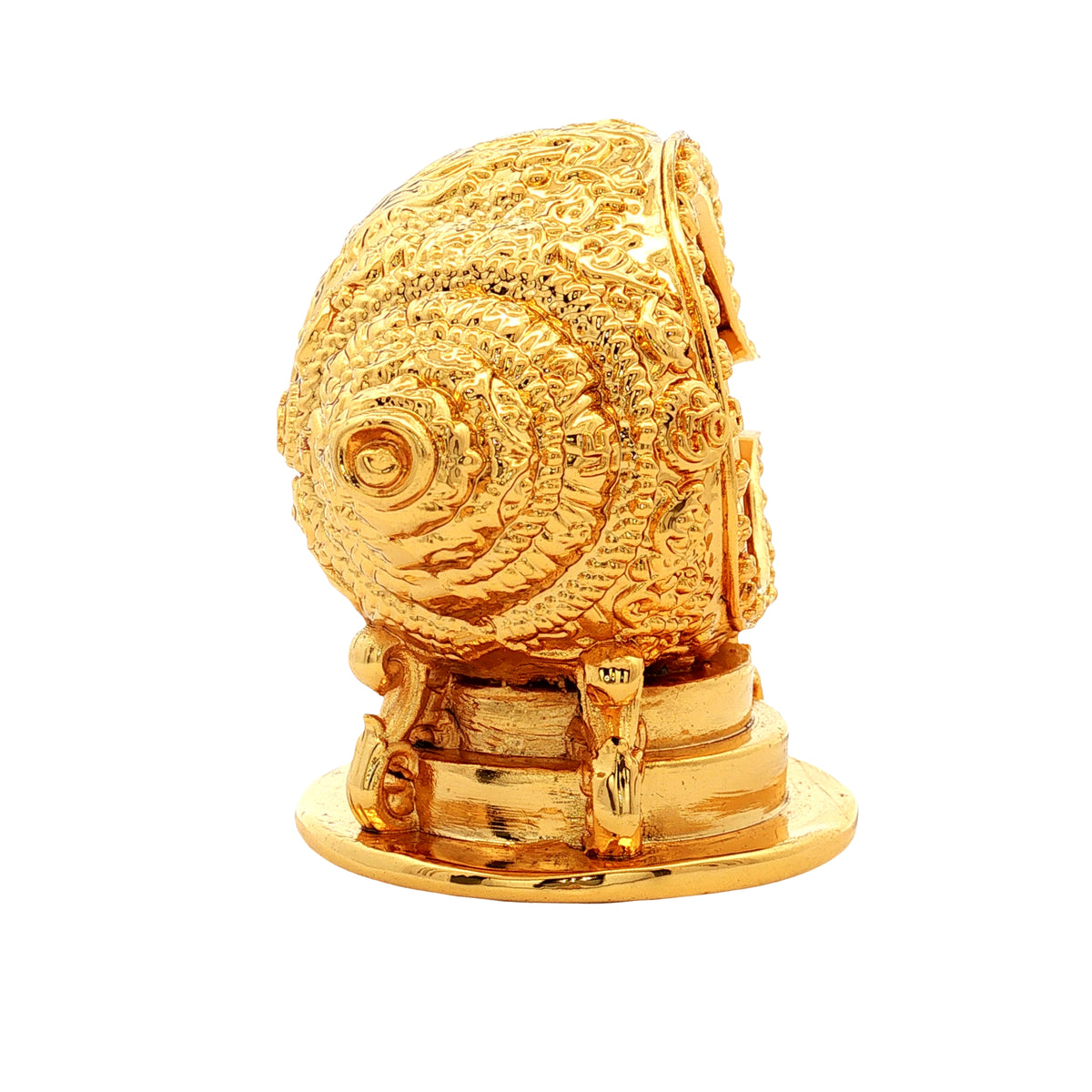 Golden Lord Ganesha Shankh Idol