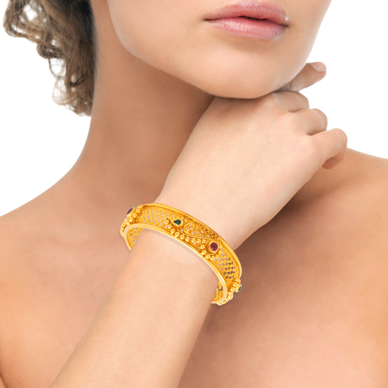 Sovereign Shine Gold Bangle