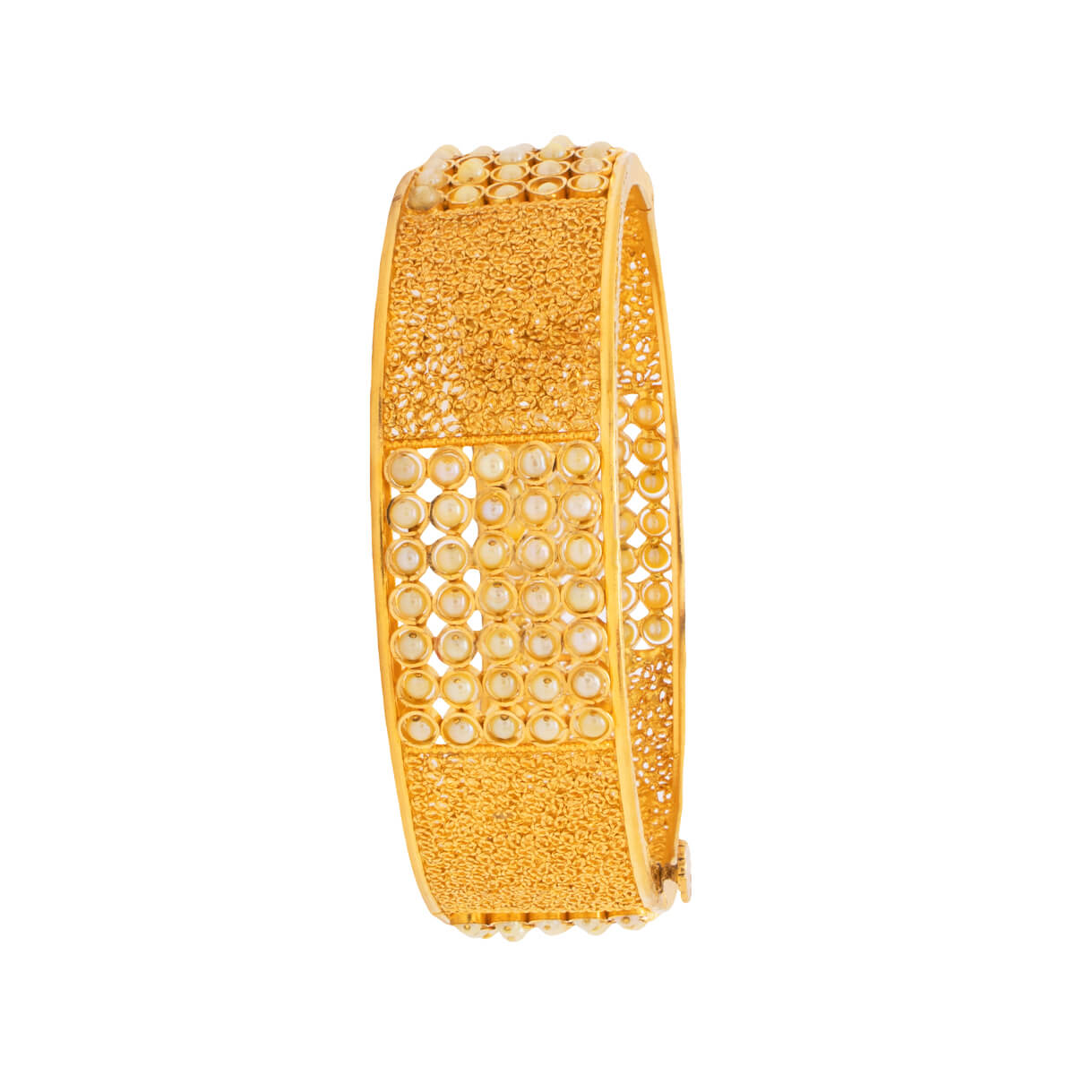 Aristocratic Grace Gold Bangle