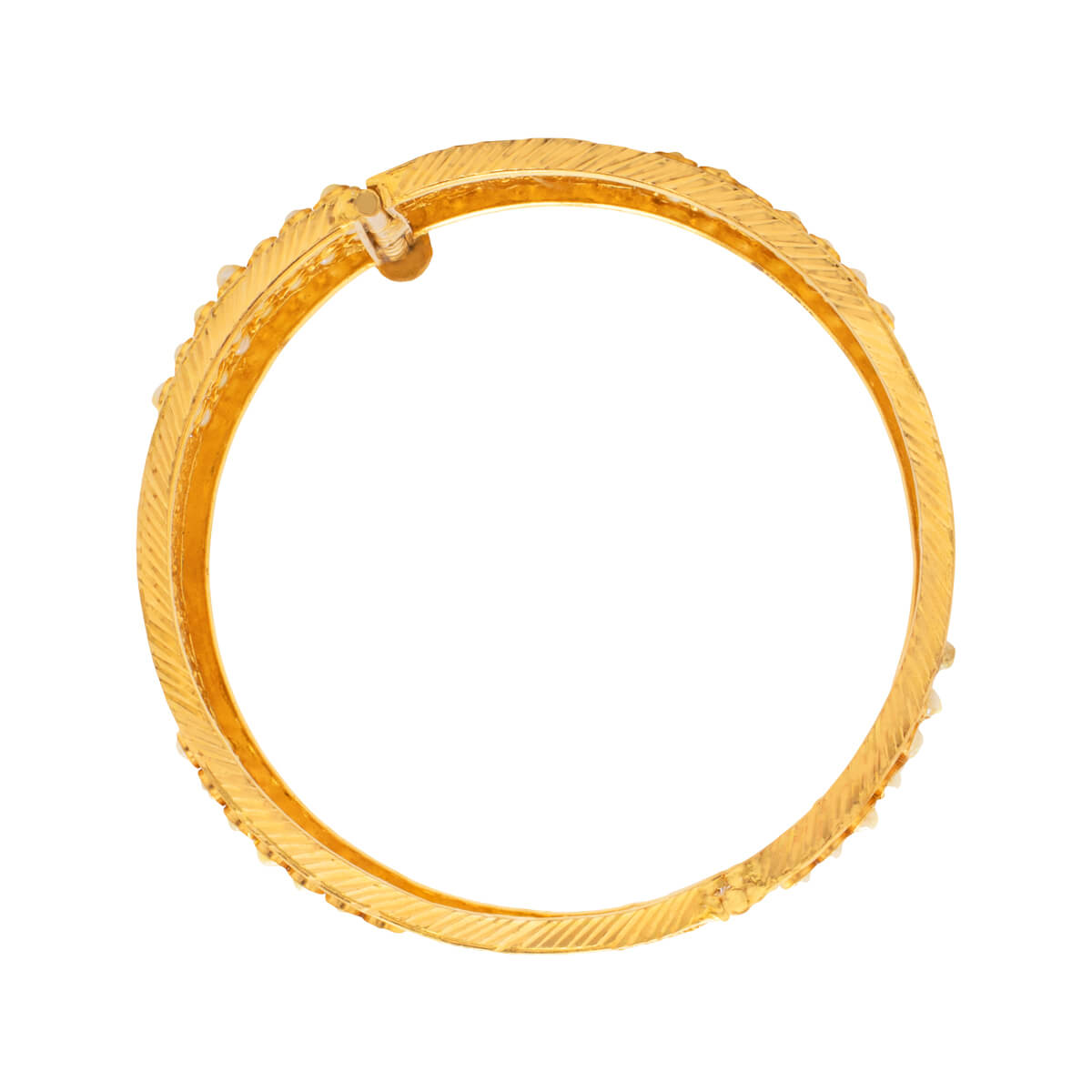 Aristocratic Grace Gold Bangle