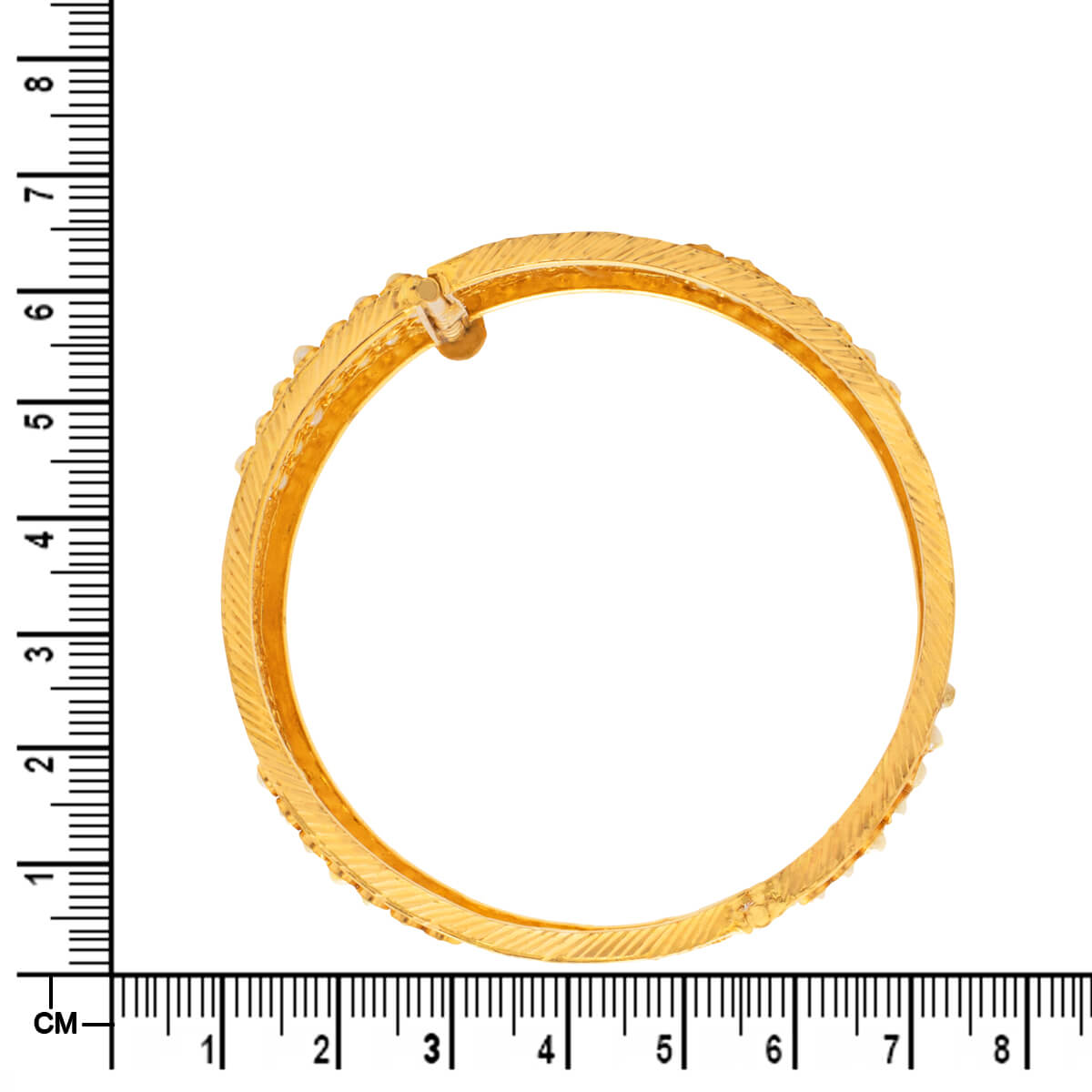 Aristocratic Grace Gold Bangle