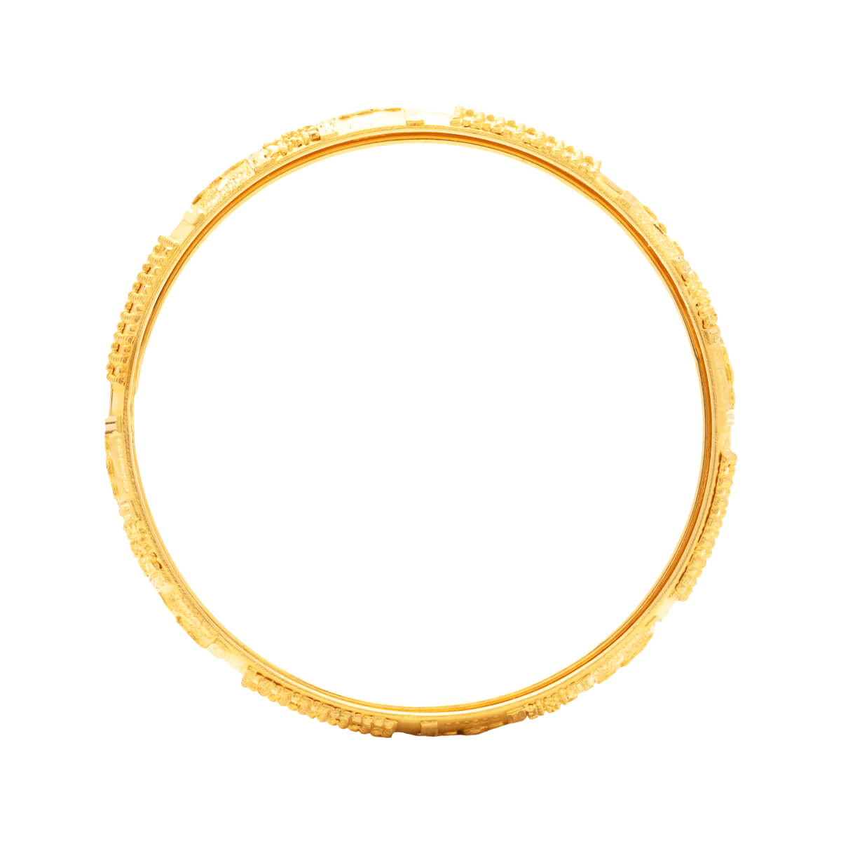 Radiating Charm Gold Bangle