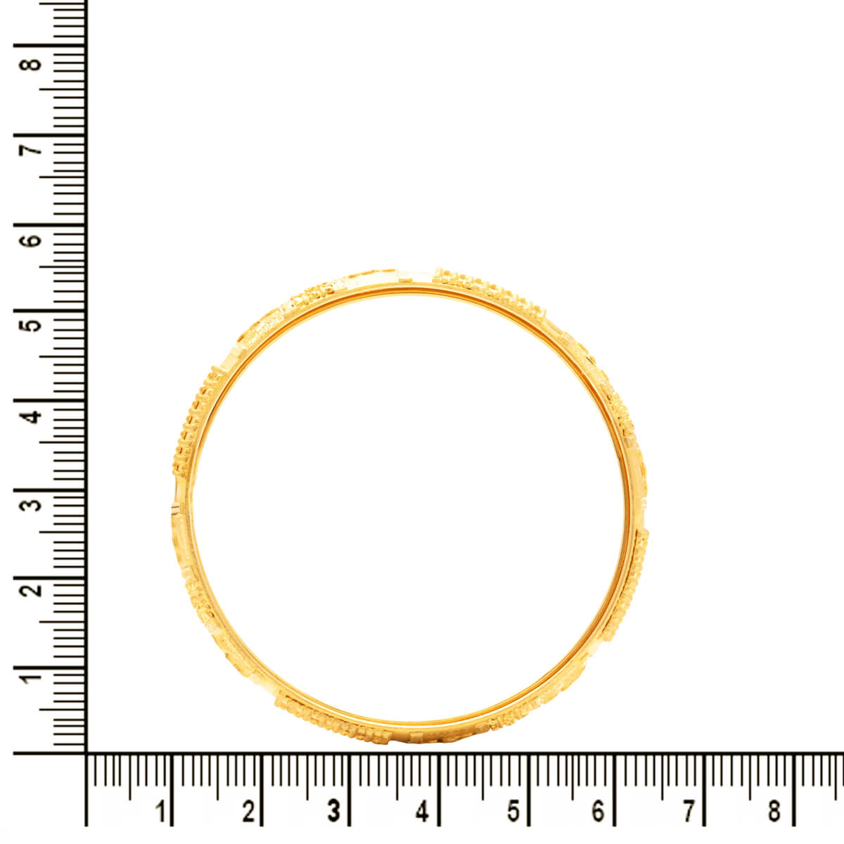 Radiating Charm Gold Bangle