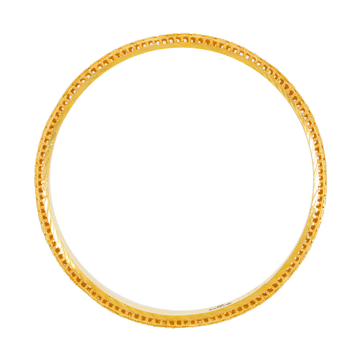 Alluring Elegance Golden Bangle