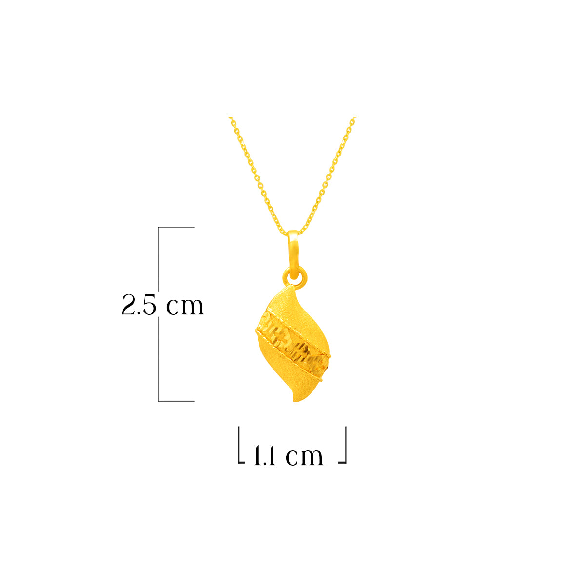Magnetic Grace 22K Gold Pendant