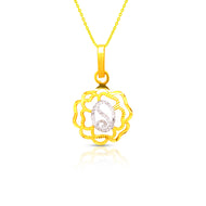 Blooming Grace Gold Pendant 22K