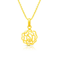 Soft Blossom Gold Pendant 22K
