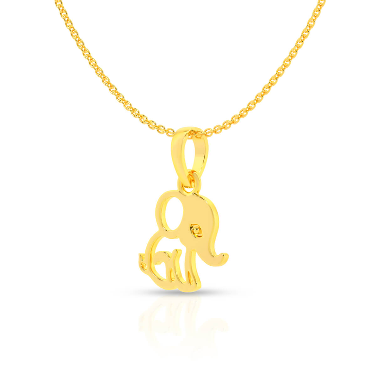 Adorable Jumbo 18K Gold Locket for Kids