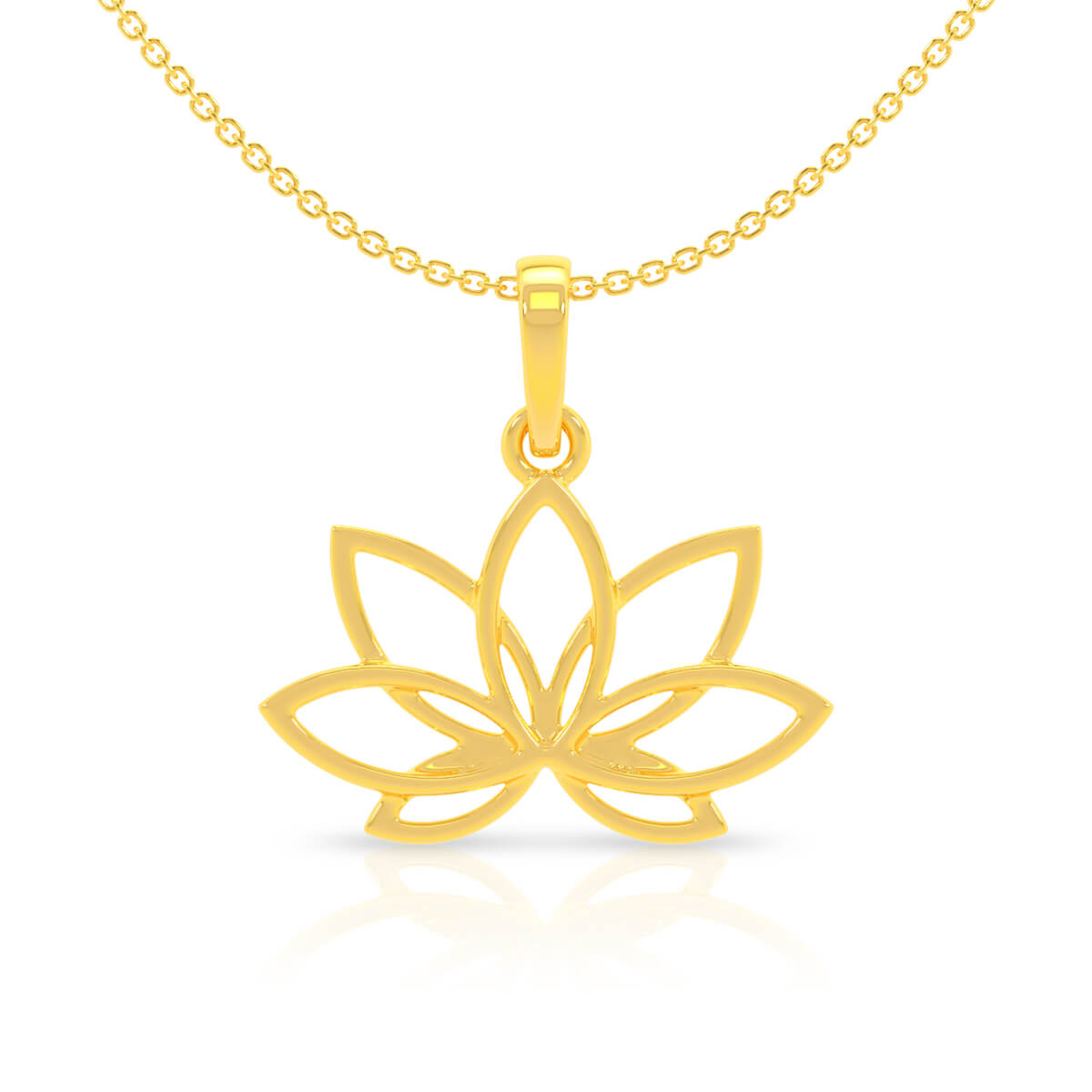 Whisper Bloom Gold Pendant