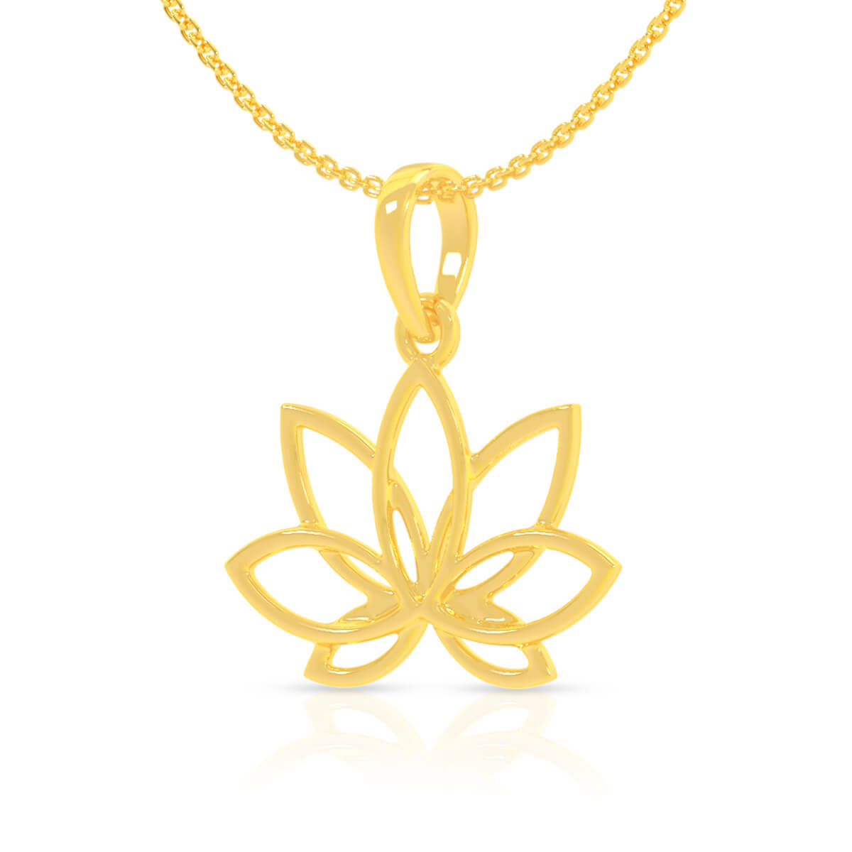 Whisper Bloom Gold Pendant