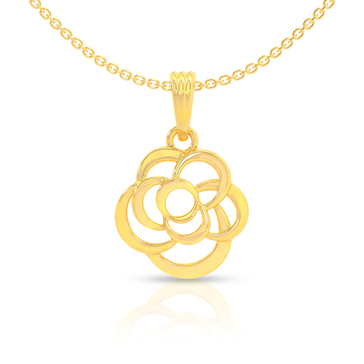 Bloom Aura Gold Pendant 22K