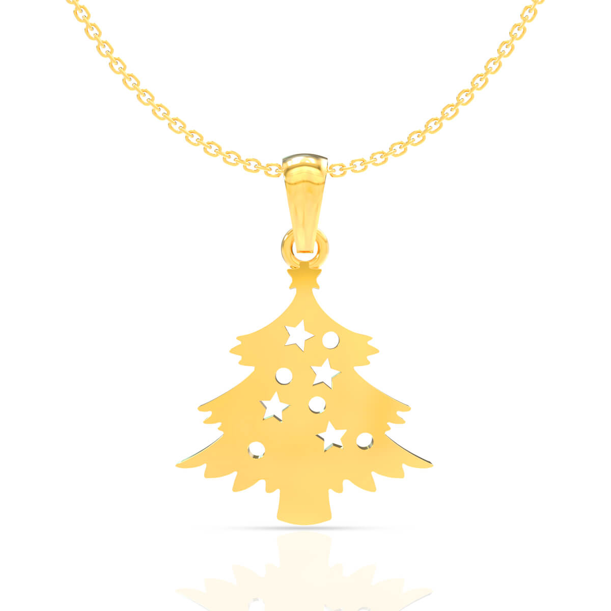 Christmas Delight Gold Pendant