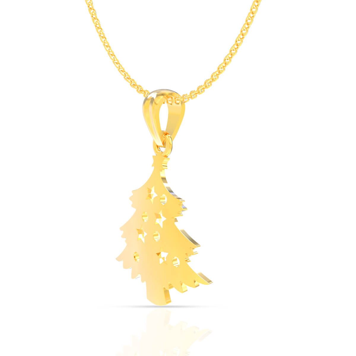 Christmas Delight Gold Pendant