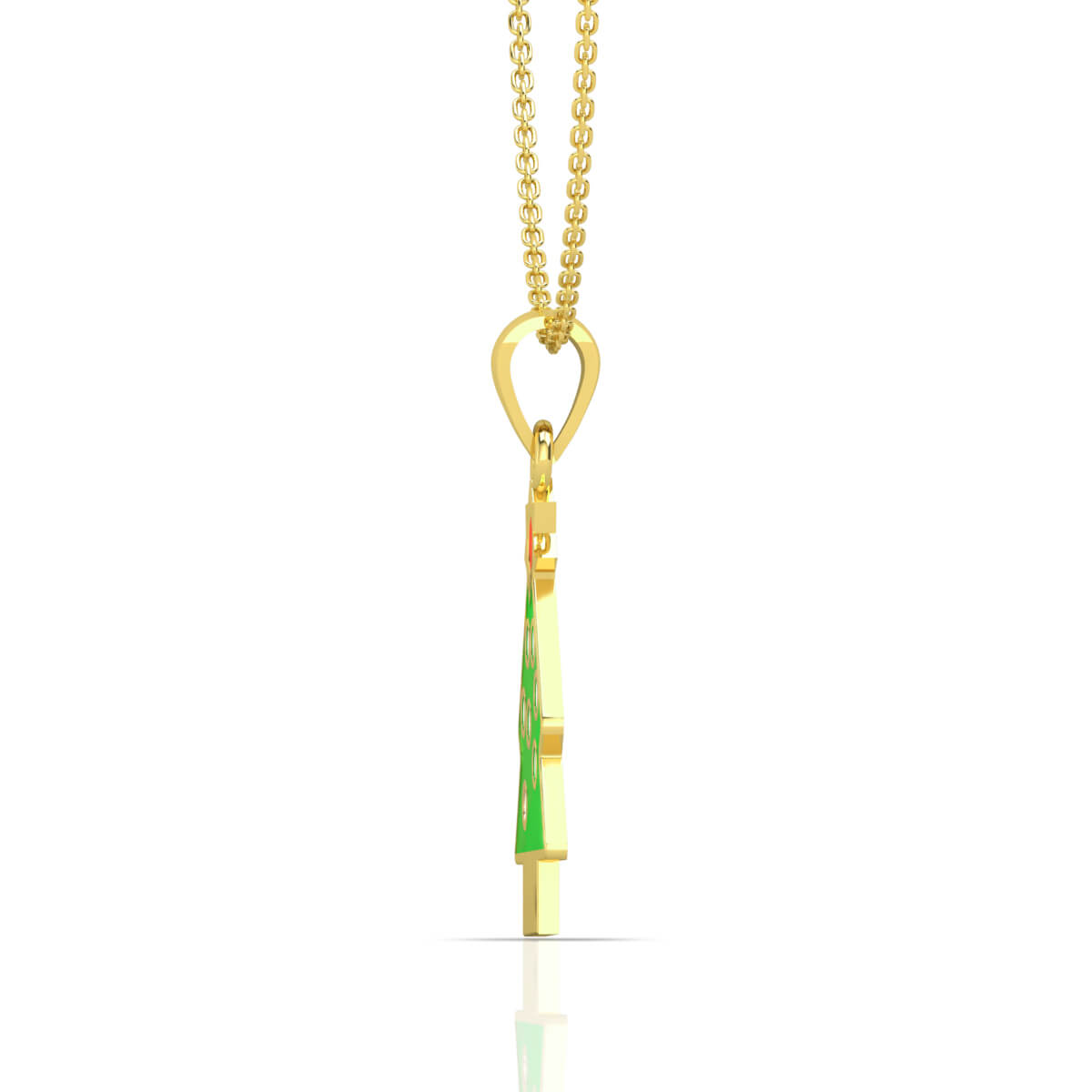 Cute Christmas Tree Gold Kids Locket