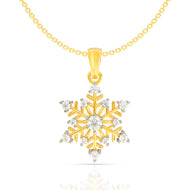 Vibrant Gold Star Pendant