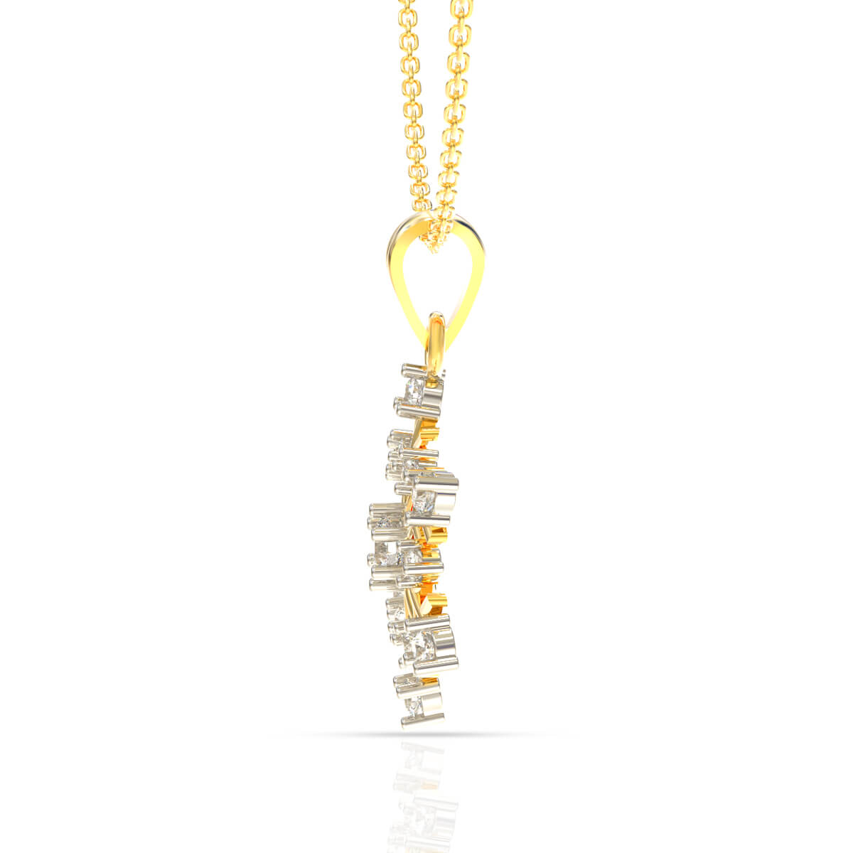 Vibrant Gold Star Pendant
