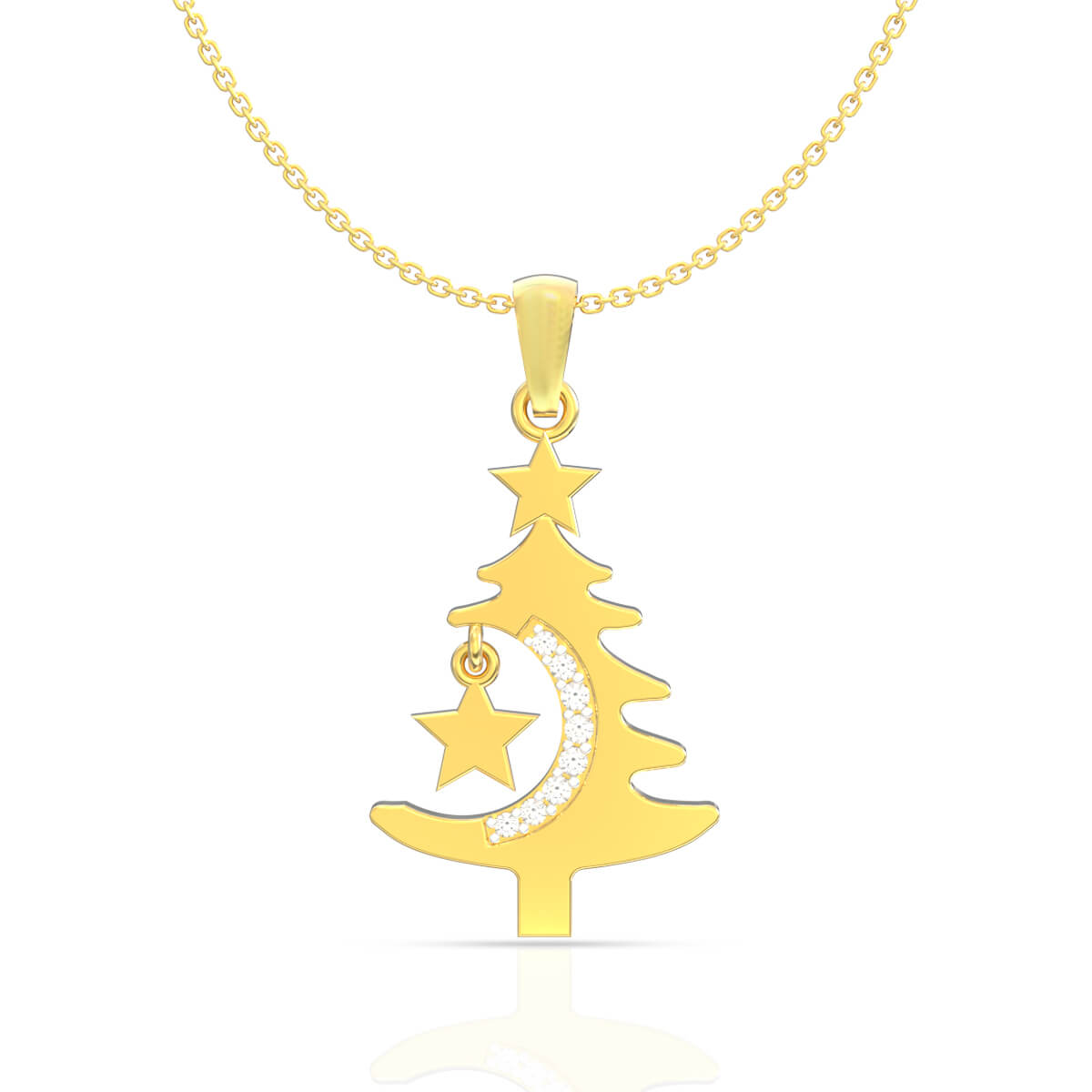 Glorious Night Gold Pendant