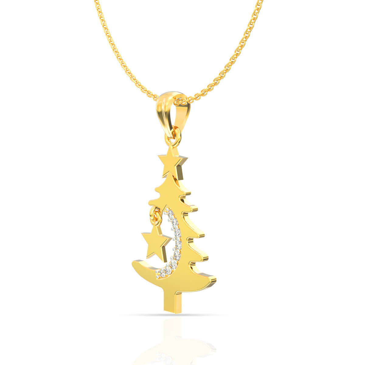 Glorious Night Gold Pendant