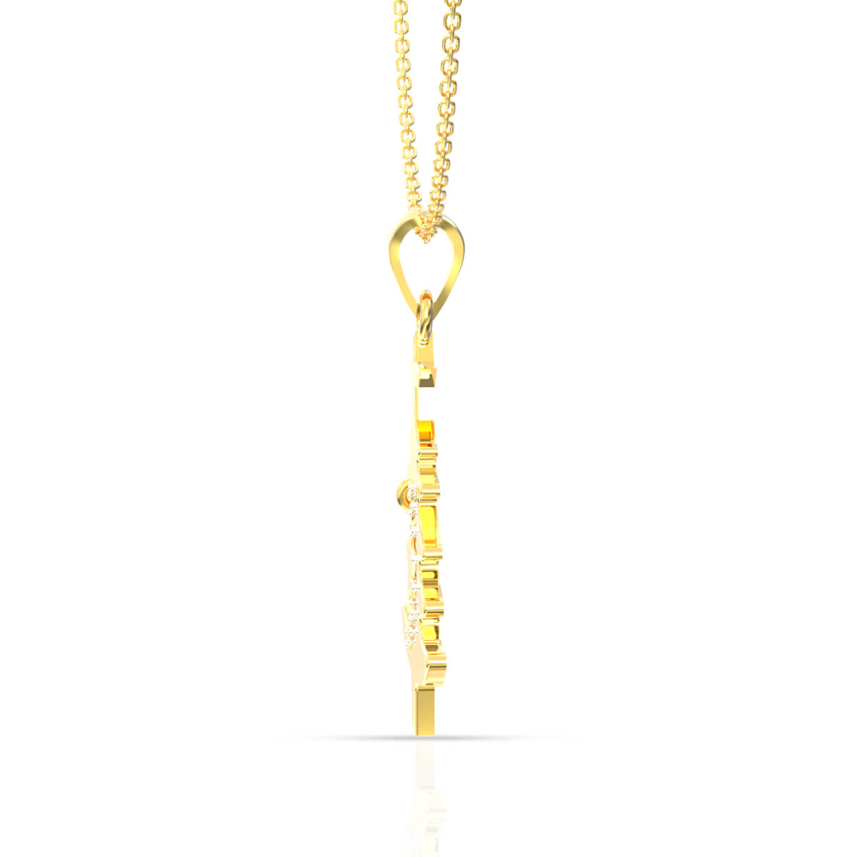 Glorious Night Gold Pendant