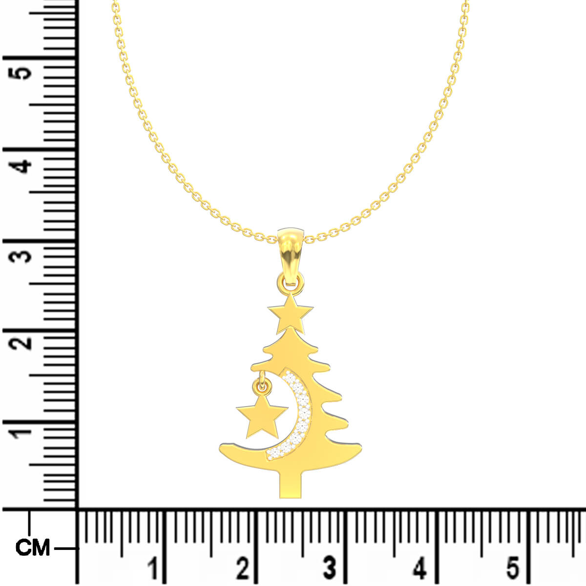 Glorious Night Gold Pendant