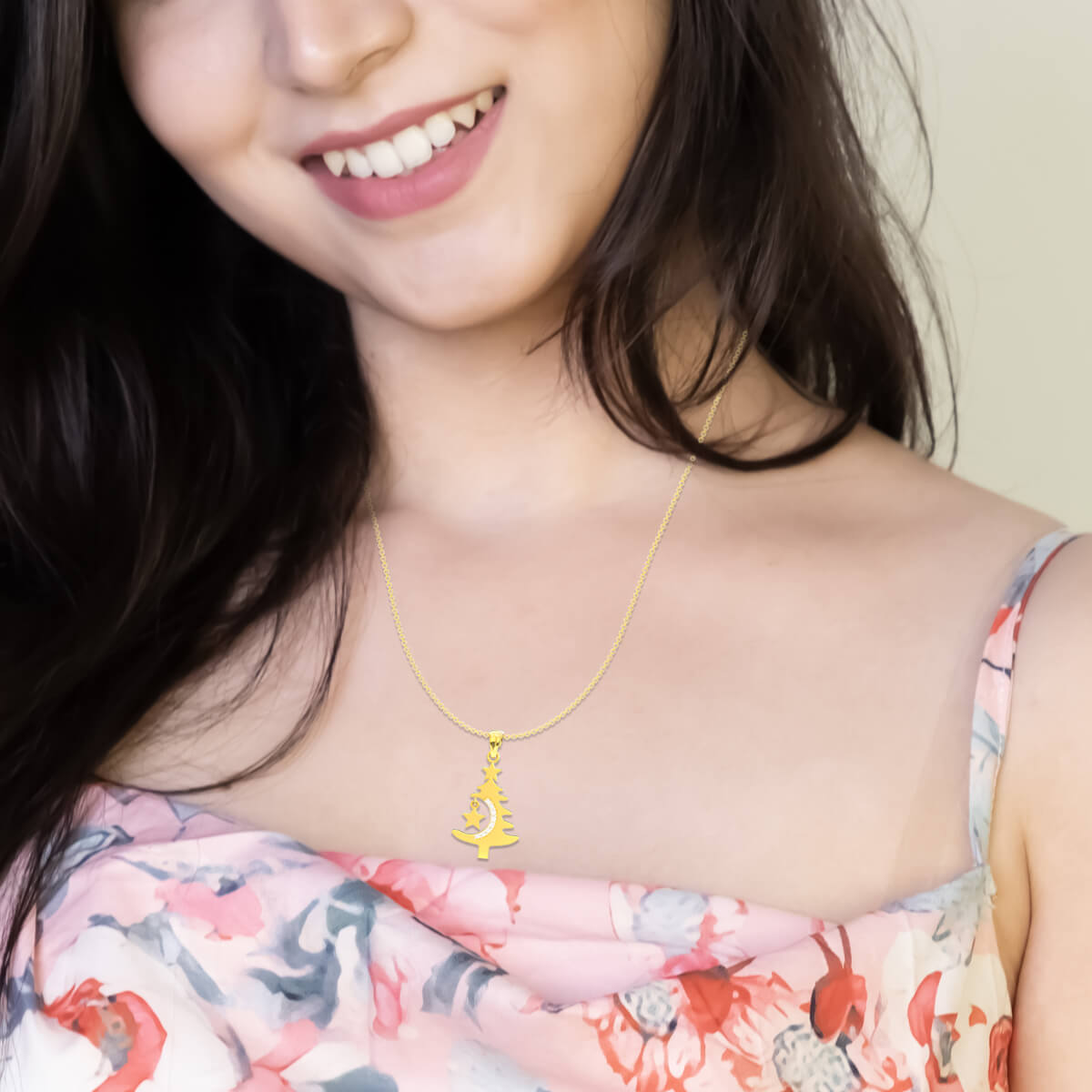 Glorious Night Gold Pendant