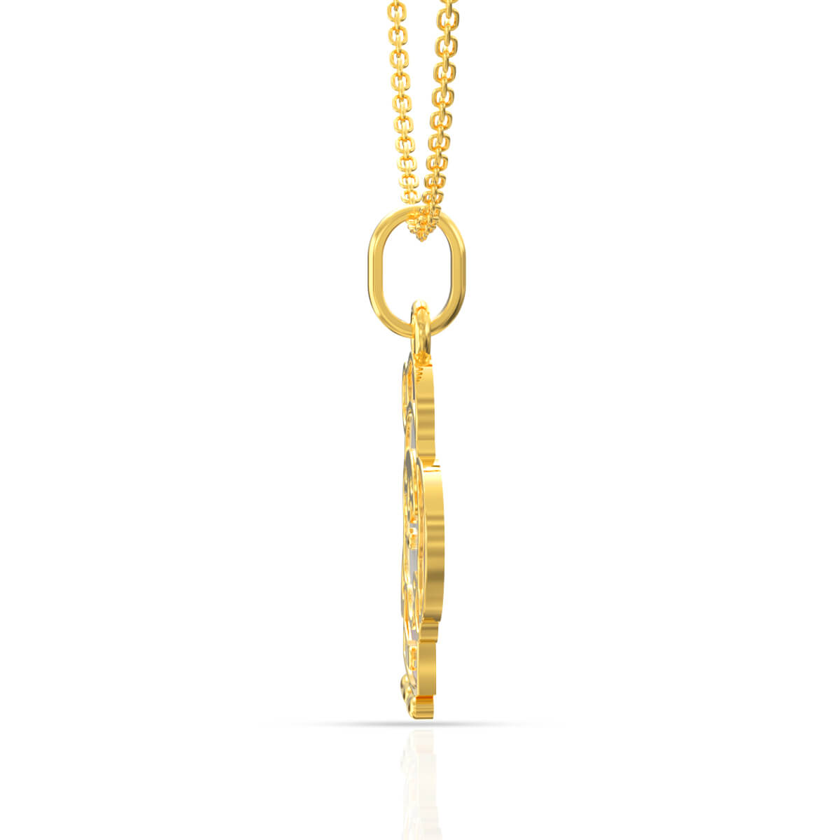 Adorable Santa Clause Gold Kids Locket