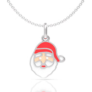 Cute Santa Clause Gold Kids Locket