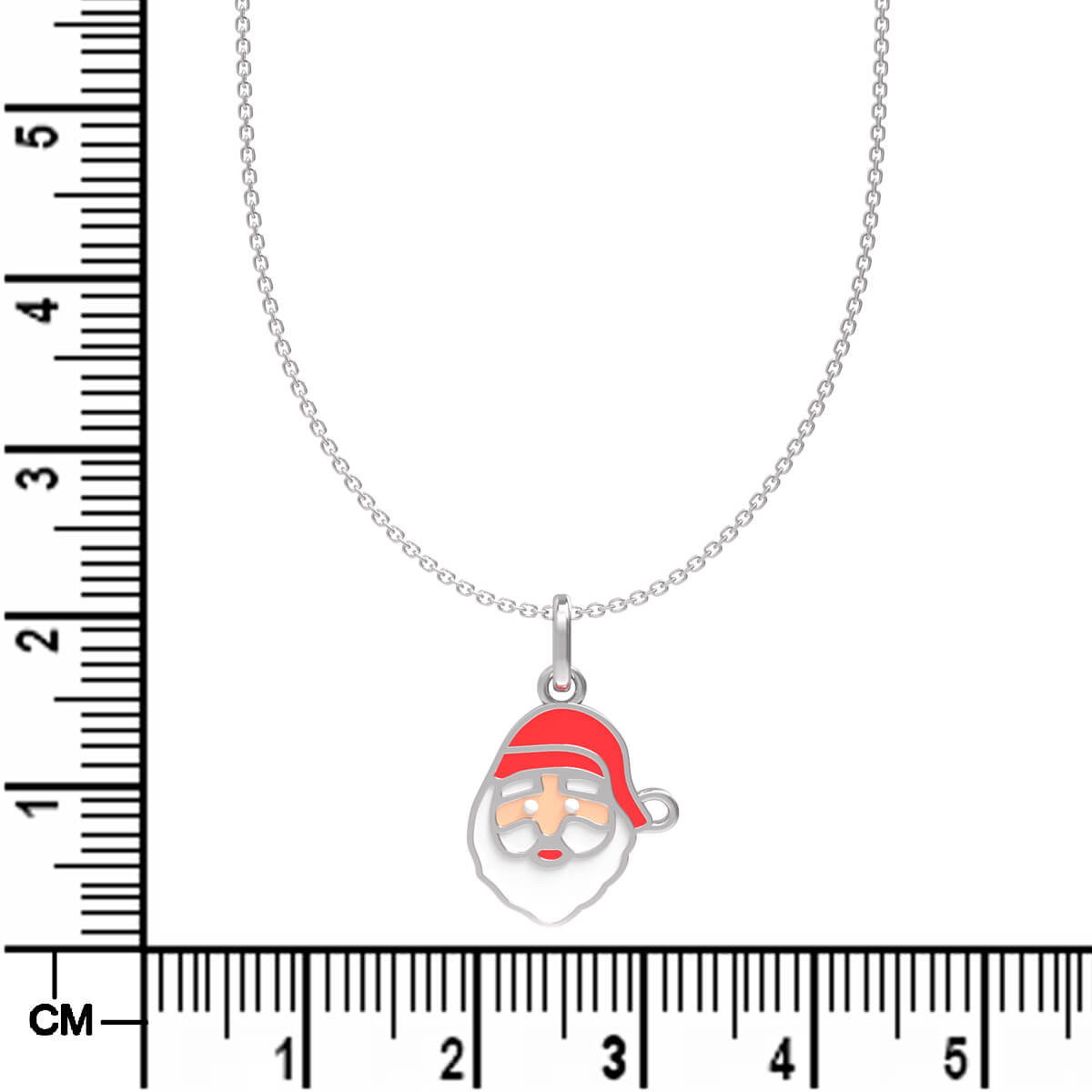 Cute Santa Clause Gold Kids Locket