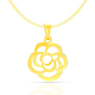 Gleaming Rose Gold Pendant