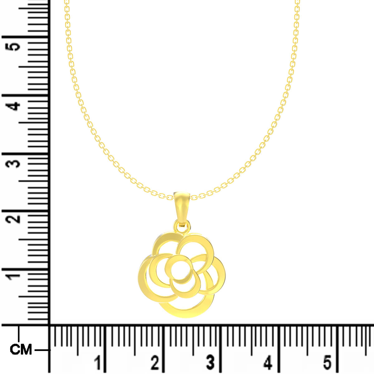 Gleaming Rose Gold Pendant