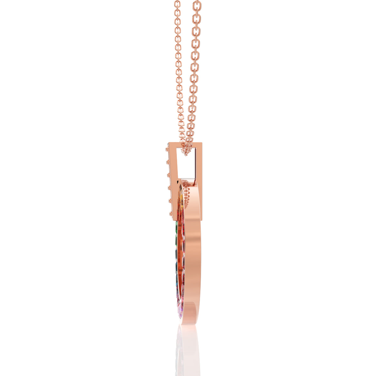 Opal Elegance 18K Gold Pendant