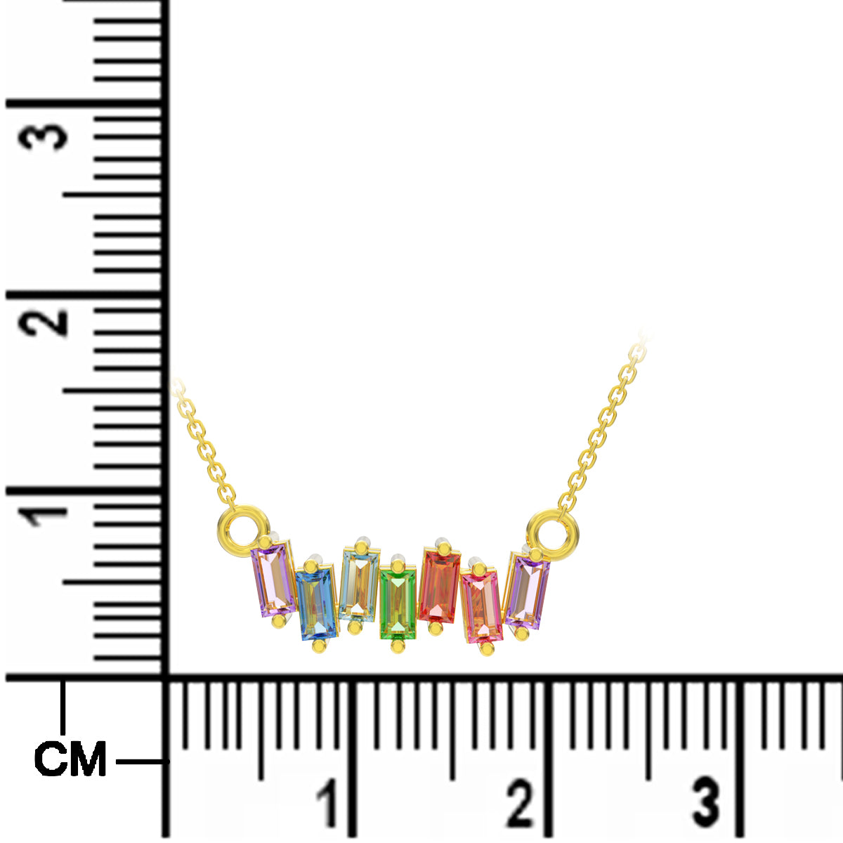 Magnetic Vibrant 18K Gold Short Necklace