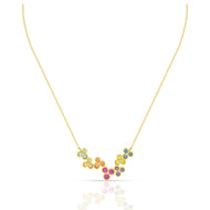 Chromatic Grace 18K Gold Short Necklace