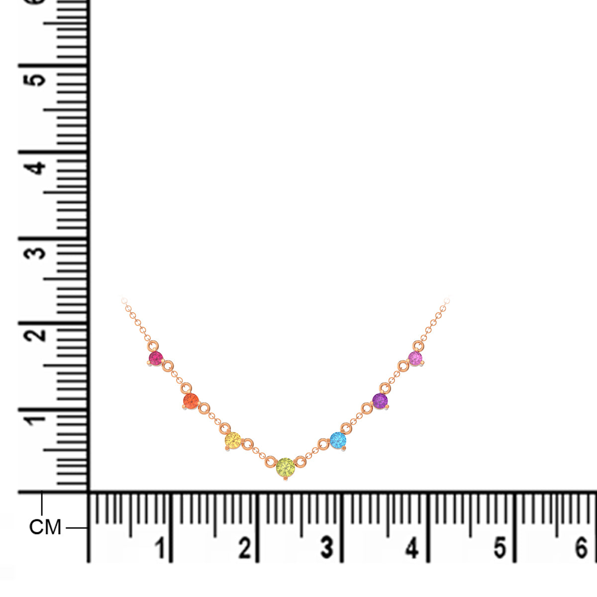 Subtle Shine 18K Multicoloured Gold Short Necklace