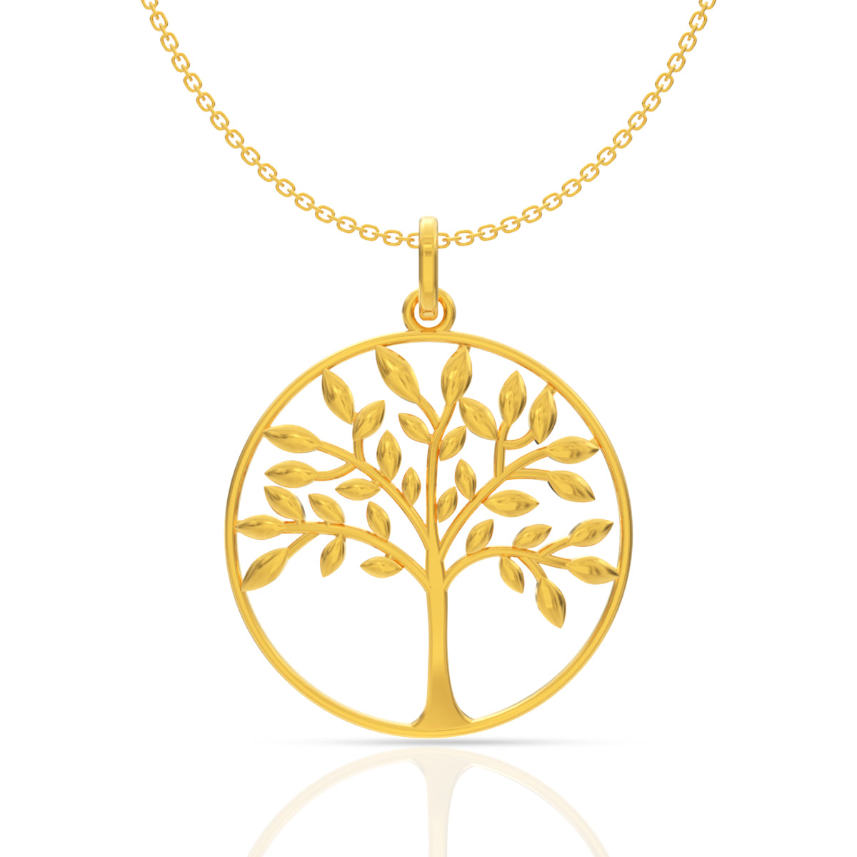 Eternal Glow 22K Gold Pendant