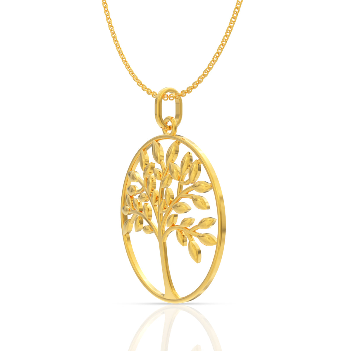 Eternal Glow 22K Gold Pendant