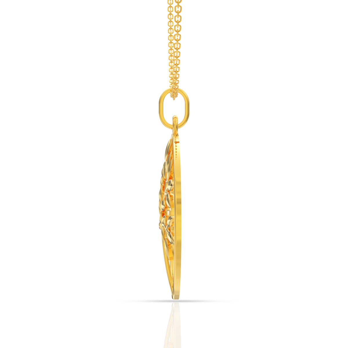 Eternal Glow 22K Gold Pendant