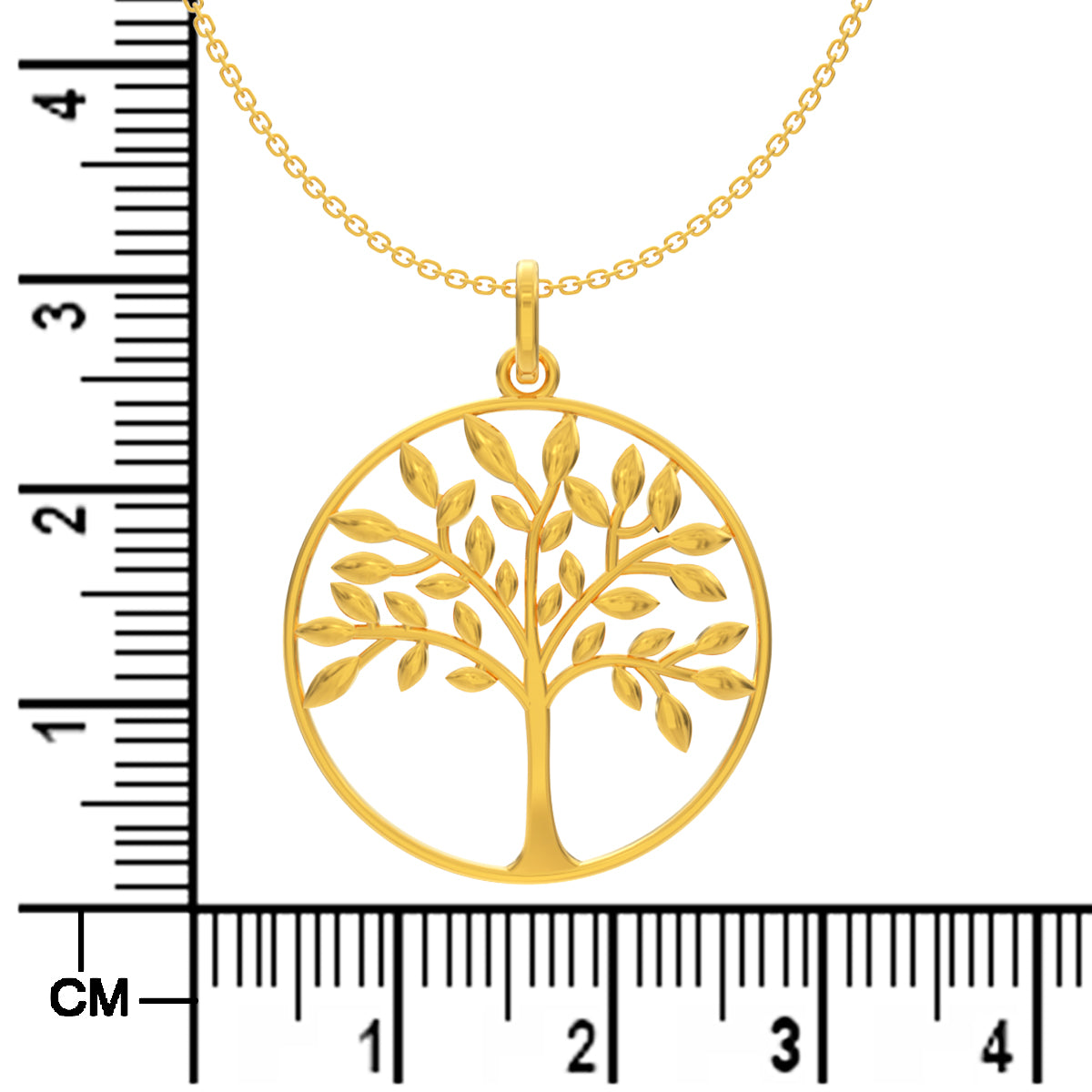 Eternal Glow 22K Gold Pendant