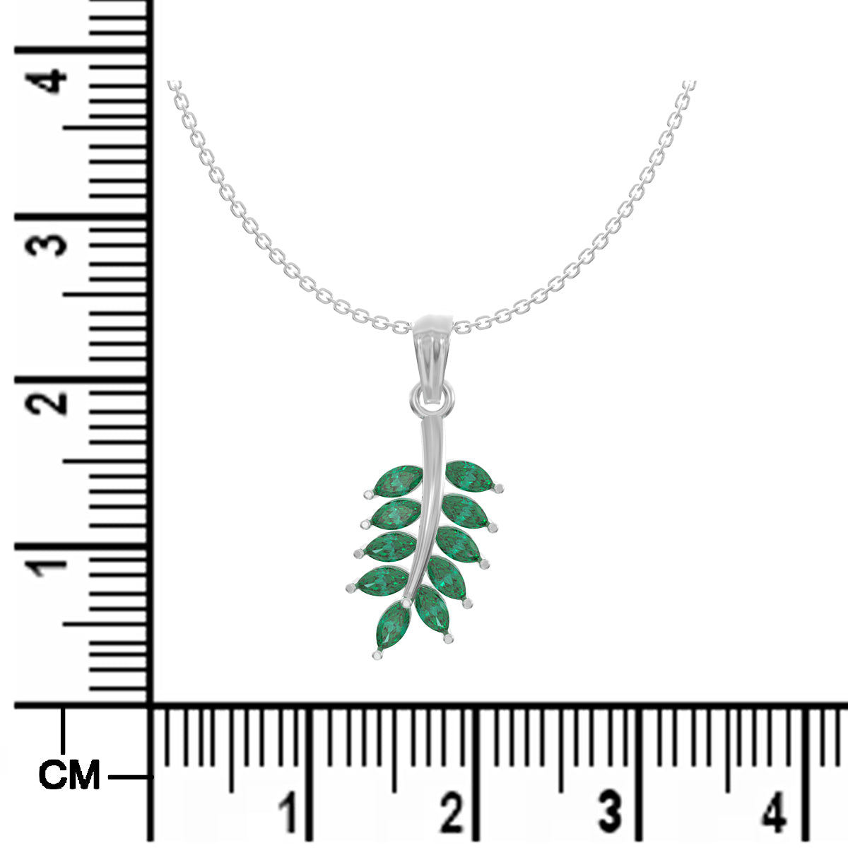 Jade Beauty 18K Gold Leaf Pendant