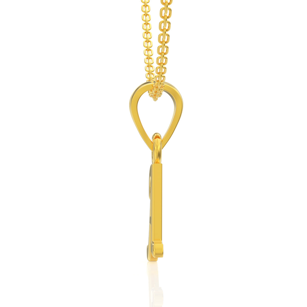 Alpha "A" Gold Pendant
