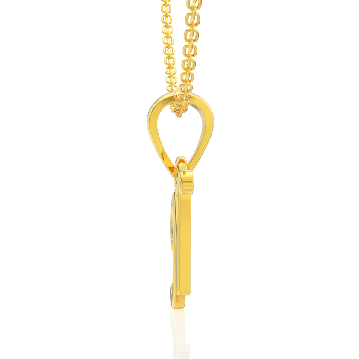 Nostalgia "N" Letter Gold Pendant