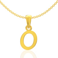 Oasis "O" Letter Gold Pendant