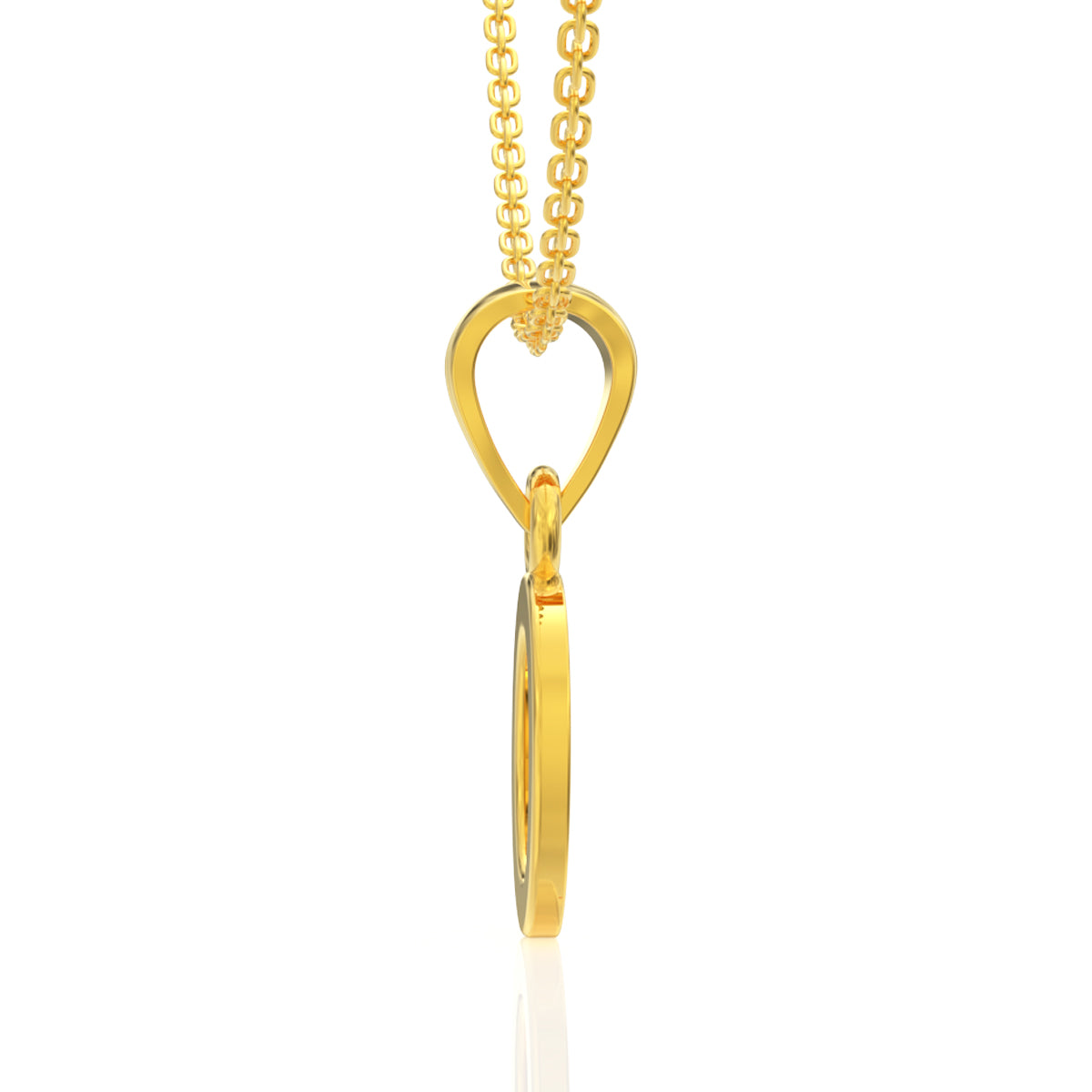 Oasis "O" Letter Gold Pendant