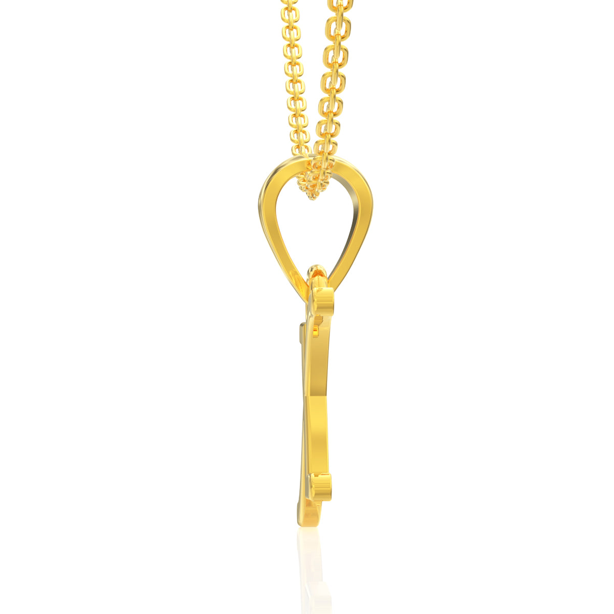 Xenial "X" letter Gold Pendant