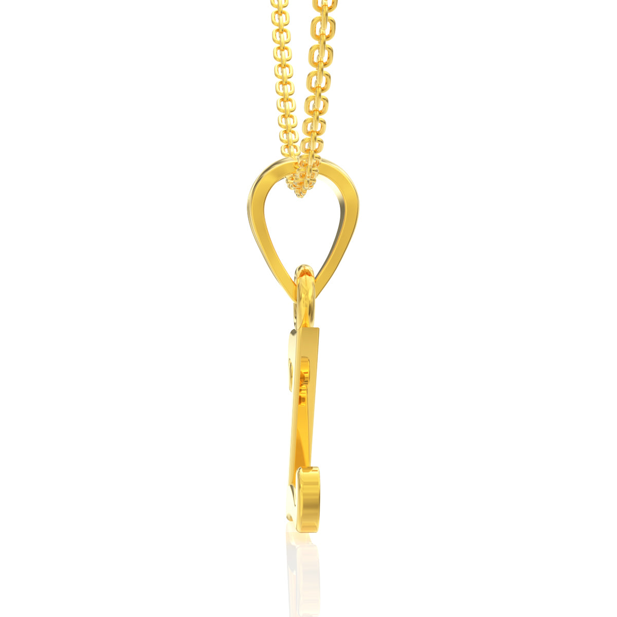 Zenith "Z" Letter Gold Pendant