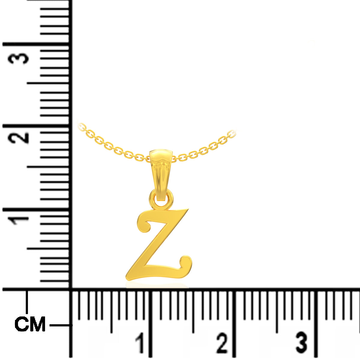 Zenith "Z" Letter Gold Pendant