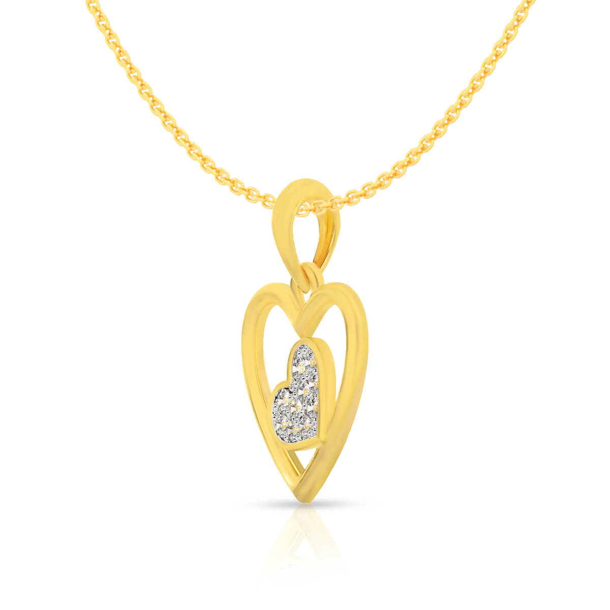 Dazzling in Love 22K Gold Pendant