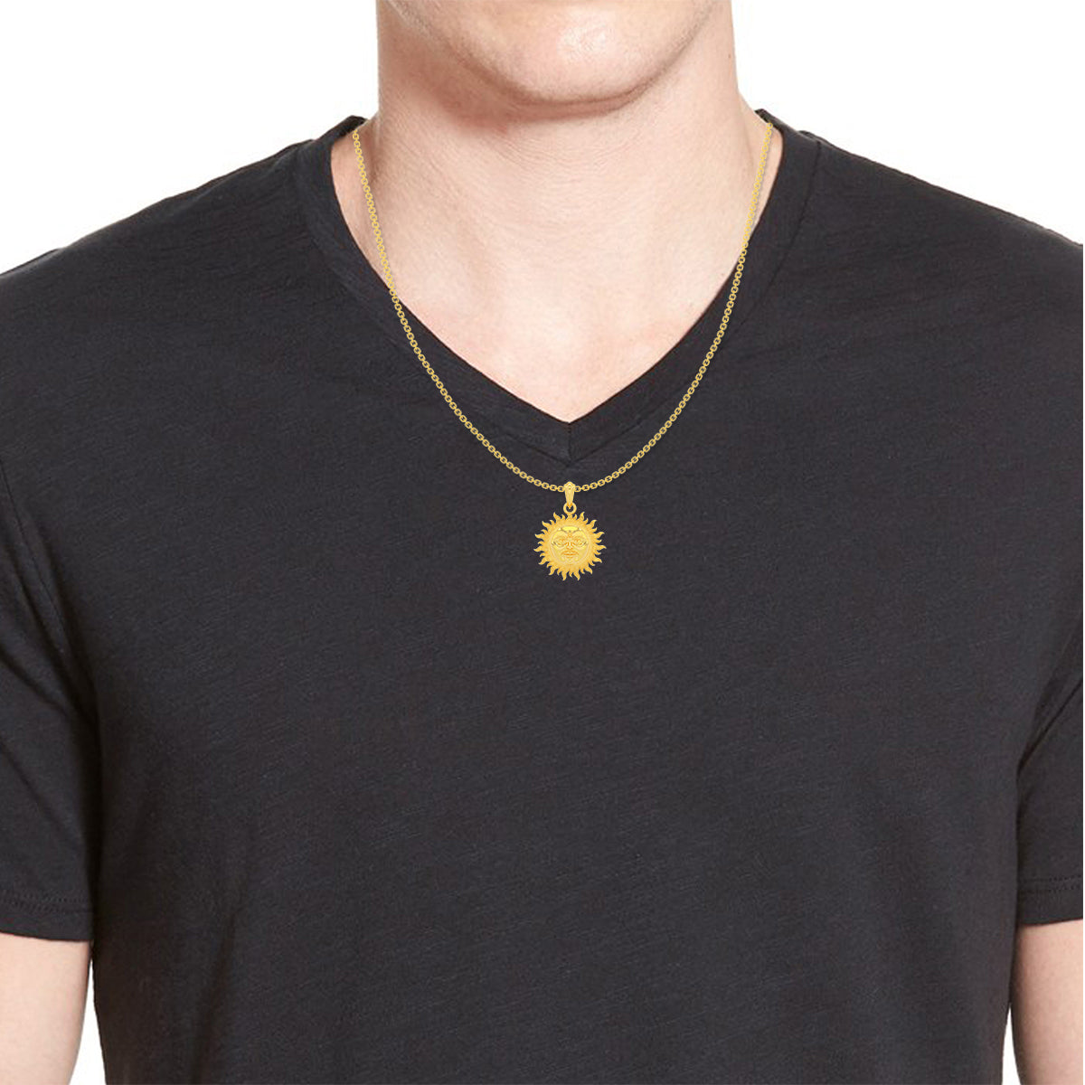 Mens Gold Locket